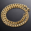 Gold Curb 4mm Chain Necklace