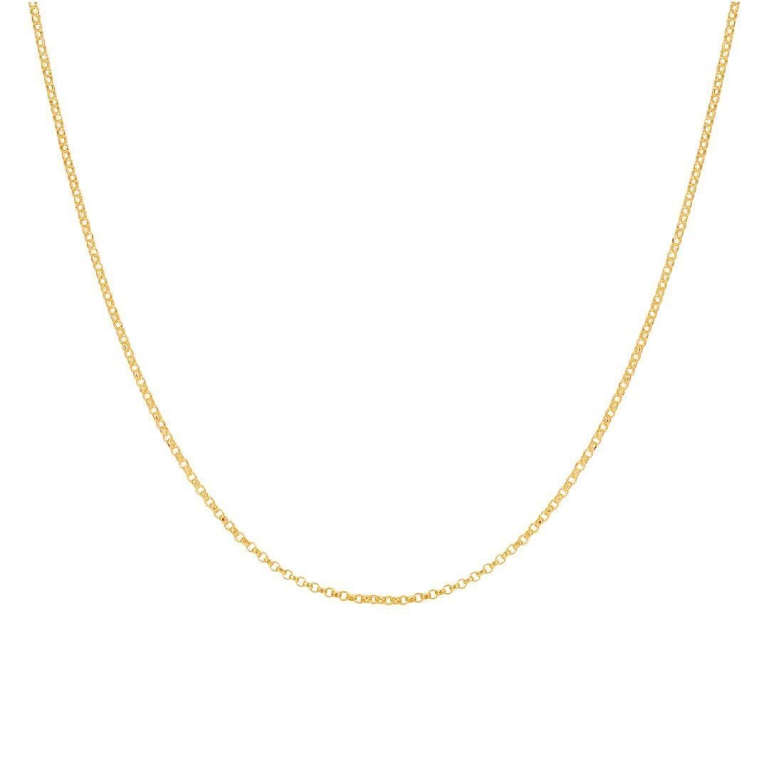 Gold O-Chain Necklace 1.8mm