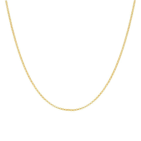 Gold O-Chain Necklace width 1.8mm