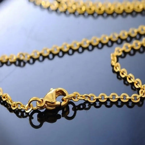 Gold O-Chain Necklace 1.8mm