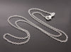 1.5mm Silver Rolo Chain Necklace