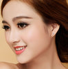 Star and Moon Silver Stud Earrings