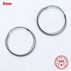 .925 Sterling Silver Earrings - Hoops