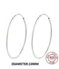 .925 Sterling Silver Earrings - Hoops