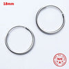 .925 Sterling Silver Earrings - Hoops