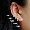 .925 Sterling Silver Earrings - Hoops