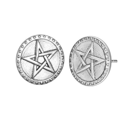 Pentagram earrings