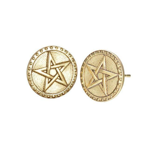 Pentagram earrings