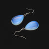 .925 Sterling Silver Opalite Teardrop Earrings