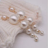 Pearl Long String Drop Dangle Earrings