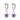 Flower Drop Earrings 925 Sterling Silver Purple CZ Zircon Crystal Shop1102086224 Store
