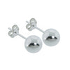 .925 Silver Earrings - Ball Stud Trust Davis