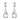 925 Sterling Silver AAA Zircon Water Drop/Rain Drop Earrings Doteffil