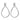 925 Sterling Silver Classic Big Circle Drop Charm Earrings Doteffil