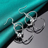 925 Sterling Silver Geometric Smooth Beads Doteffil