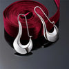 925 Sterling Silver Classic Shoe Drop Earrings