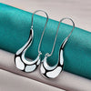 925 Sterling Silver Classic Shoe Drop Earrings