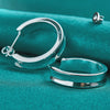 Sterling Silver Classic 23mm Smooth Hoop Earring
