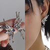 Punk Style Liquid Butterfly Earring