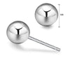 .925 Silver Earrings - Ball Stud Trust Davis