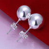 .925 Silver Earrings - Ball Stud Trust Davis