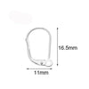 .925 Sterling Silver Lever-back Earring Hooks (50)
