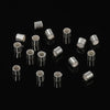.925 Sterling Silver Crimp Ends 1.5mm MINGXUAN Official Store