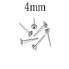 Earring Post Cup Shape Pin (50)