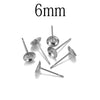 Earring Post Cup Shape Pin (50)