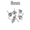 Earring Post Cup Shape Pin (50)
