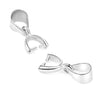 .925 Sterling Silver Pendant Pinch Ball Clasp Silver Jewelry Supplier