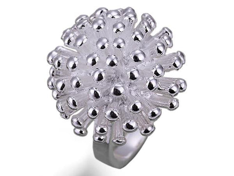 Silver Fireworks Ring