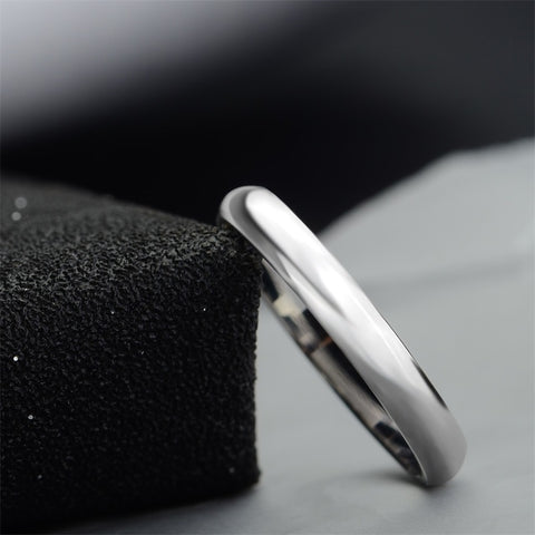 Sterling Silver Wedding Band - 4 mm