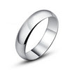 .925 Solid Sterling Silver Wedding Band - 6 mm GQTorch