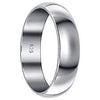 .925 Solid Sterling Silver Wedding Band - 6 mm GQTorch