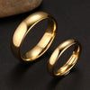 Gold Wedding Ring - Width 6 mm