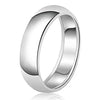 Sterling Silver Wedding Band - 8 mm