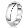 Sterling Silver Wedding Band - 8 mm