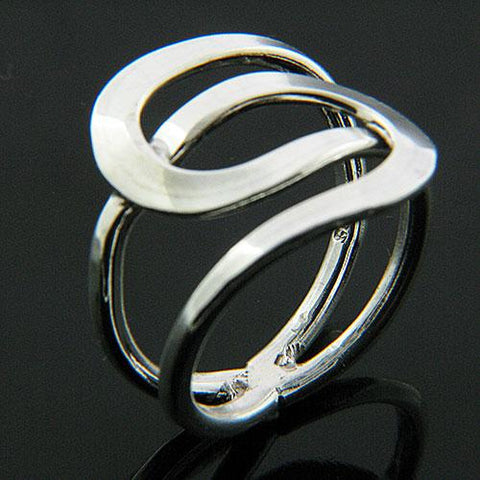 .925 Sterling Silver Ring - Double Lasso