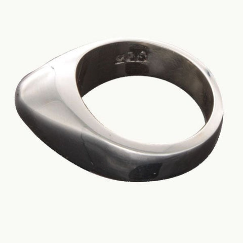 .925 Sterling Silver Domed Ring