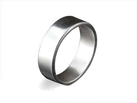 .925 Sterling Silver Band - Width 6 mm Storm