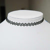 Gothic Elastic Necklace Stretch Tattoo Choker - 5 Colours