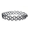 Gothic Elastic Necklace Stretch Tattoo Choker - 5 Colours