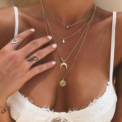 Gold 4 Layer Necklace