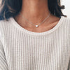 Single Chain Necklace with Small Heart