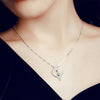 Silver Cat/Moon Pendant on 18” Box Chain