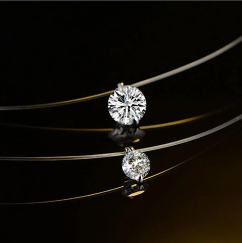 925 Sterling Silver Invisible Choker