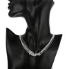 925 Sterling Silver Smooth Beads Multi-Line Necklace