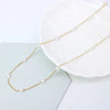 Pearl Choker Silver/Gold Necklace