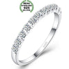 .925 Sterling Silver White Eternity CZ Ring